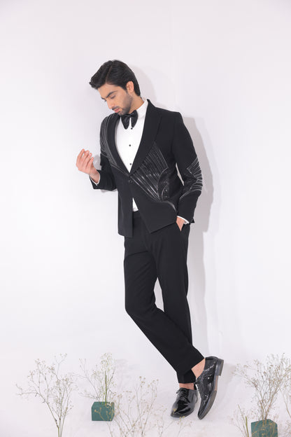 The Onyx Pleat Tailored Tuxedo
