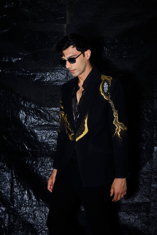 Earth Art Hand-Painted Couture Tuxedo
