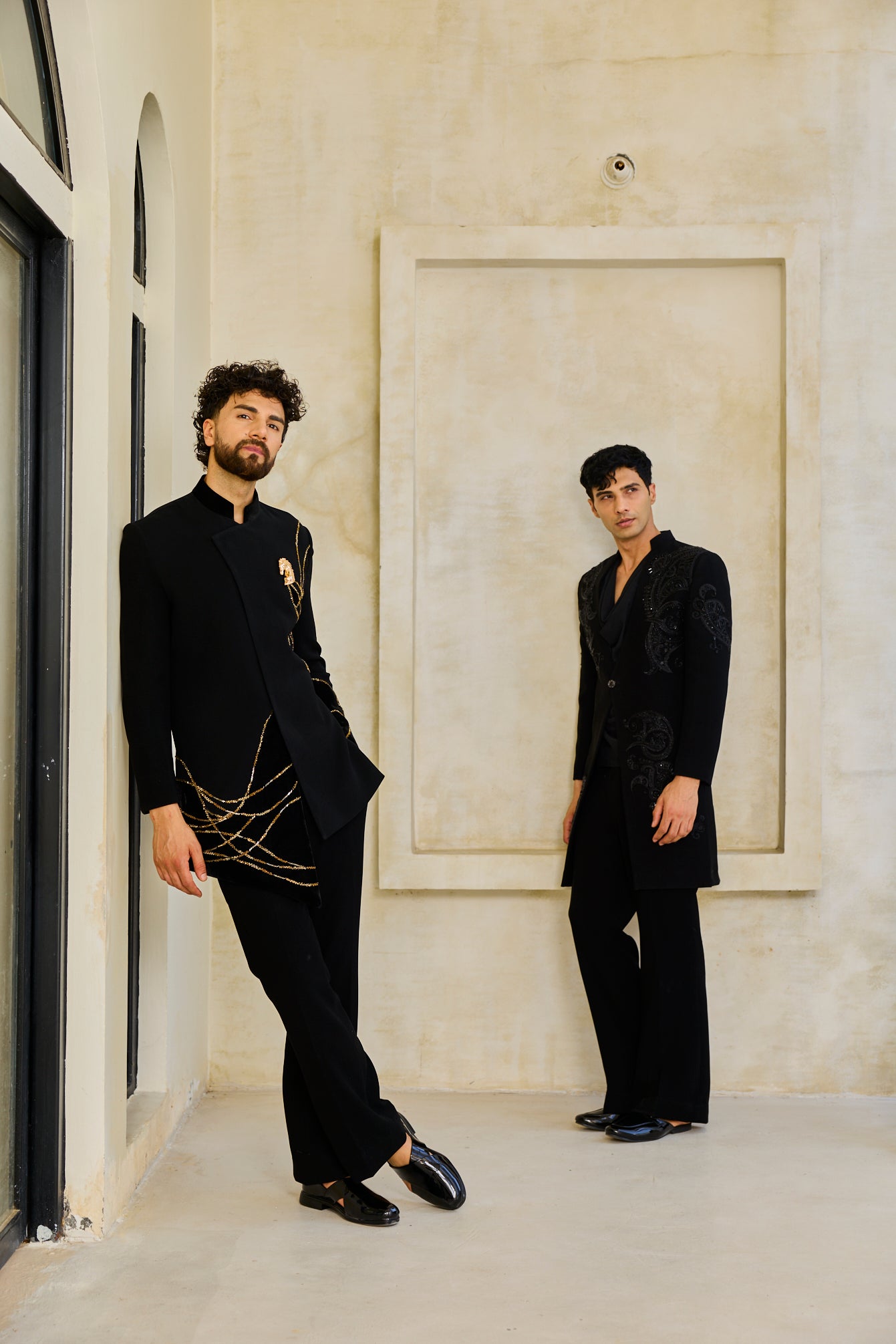 The Majestic Stallion Embroidered Ensemble