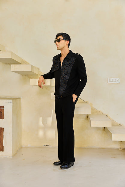 Black zipper