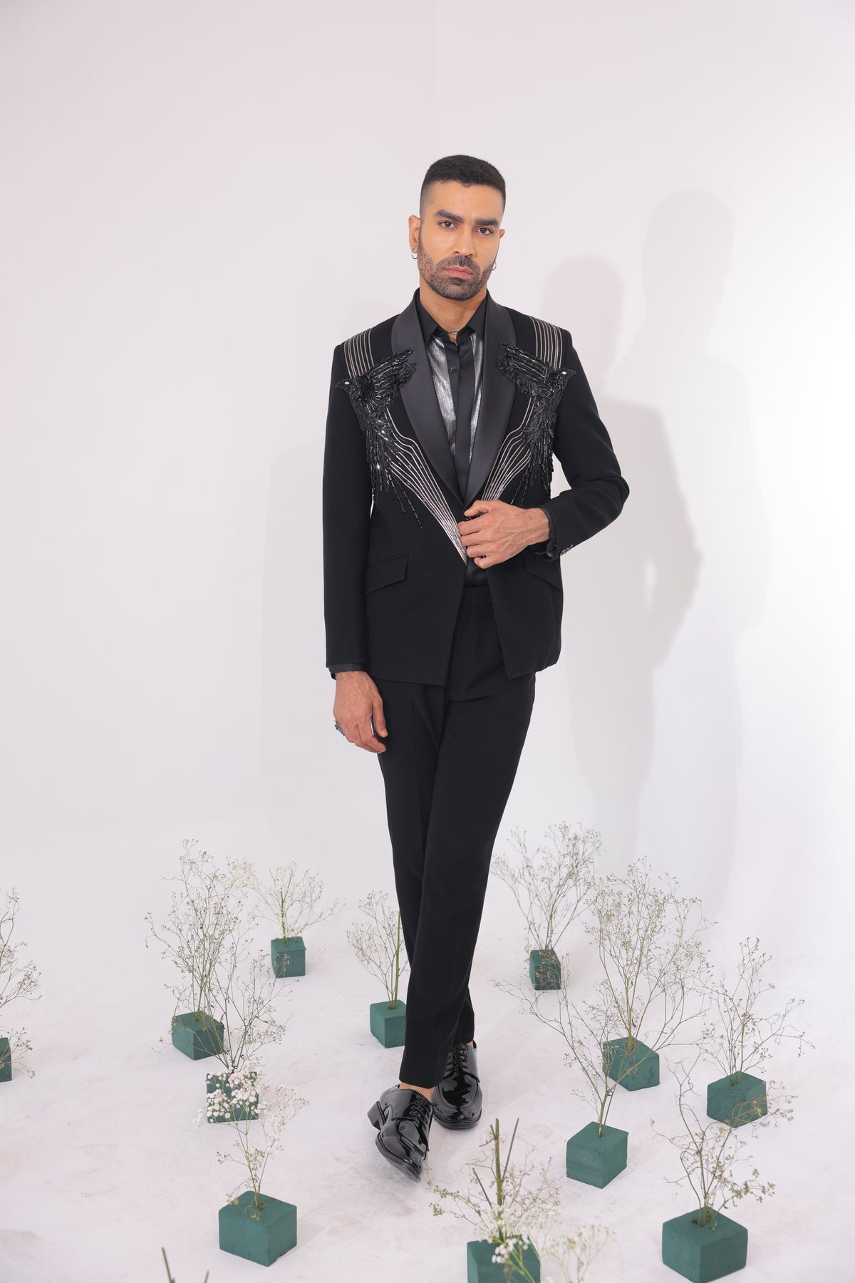 Metal Wings Tuxedo Set