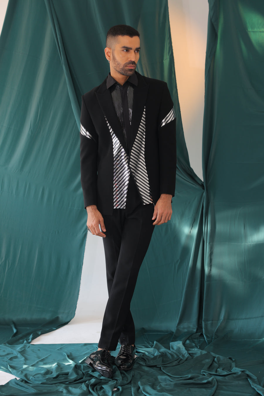 Nox Geometric Tuxedo Set