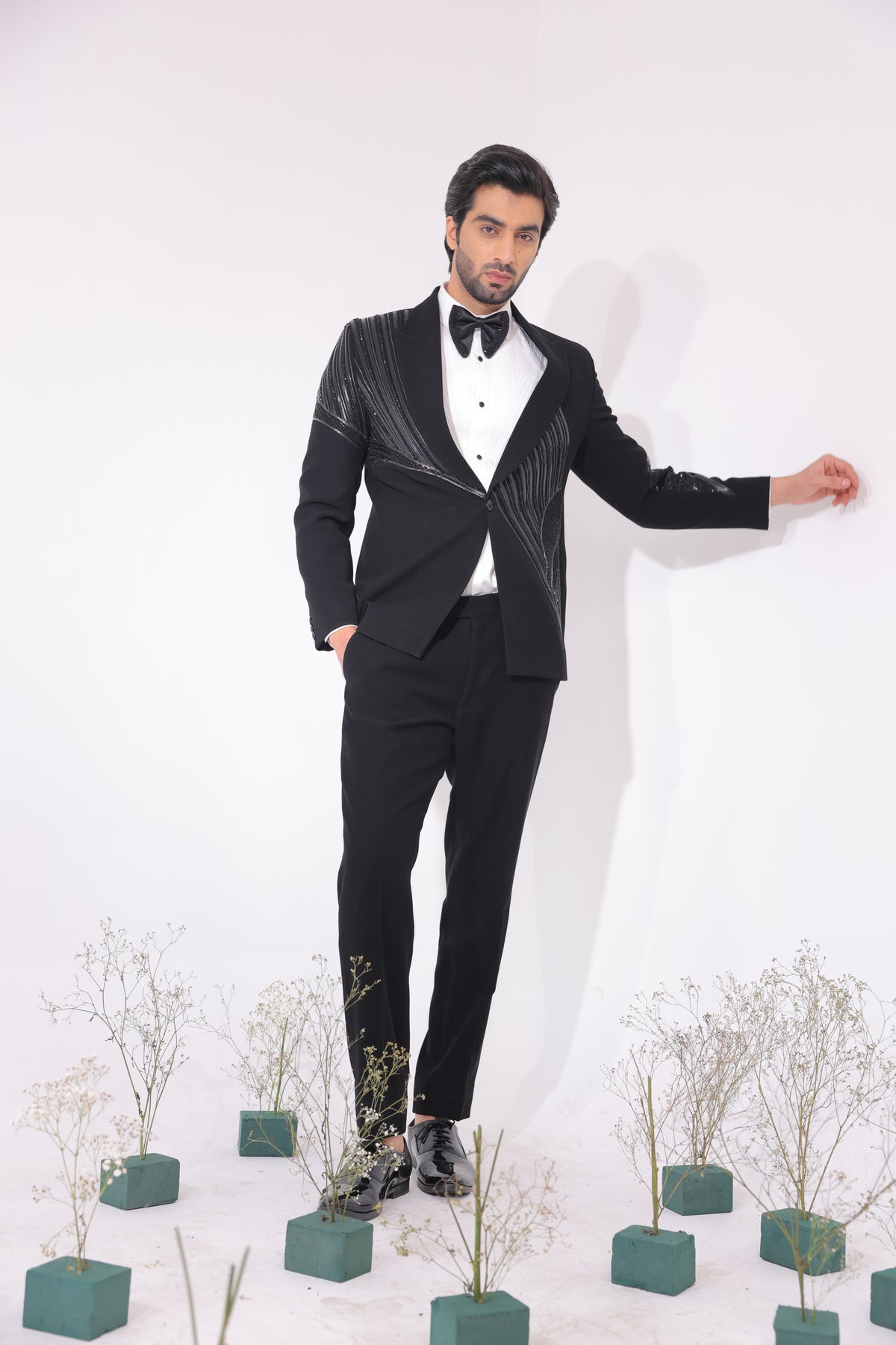 The Onyx Pleat Tailored Tuxedo