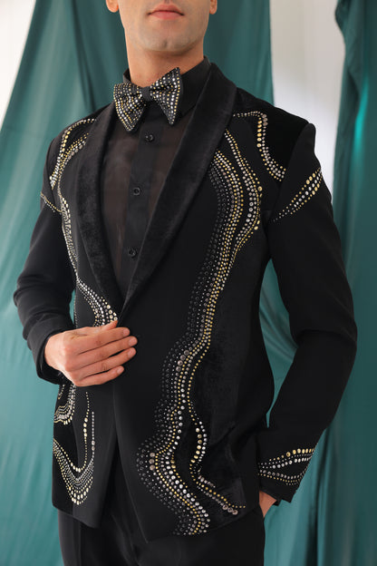 The Celestial Wave Rhinestone Tuxedo