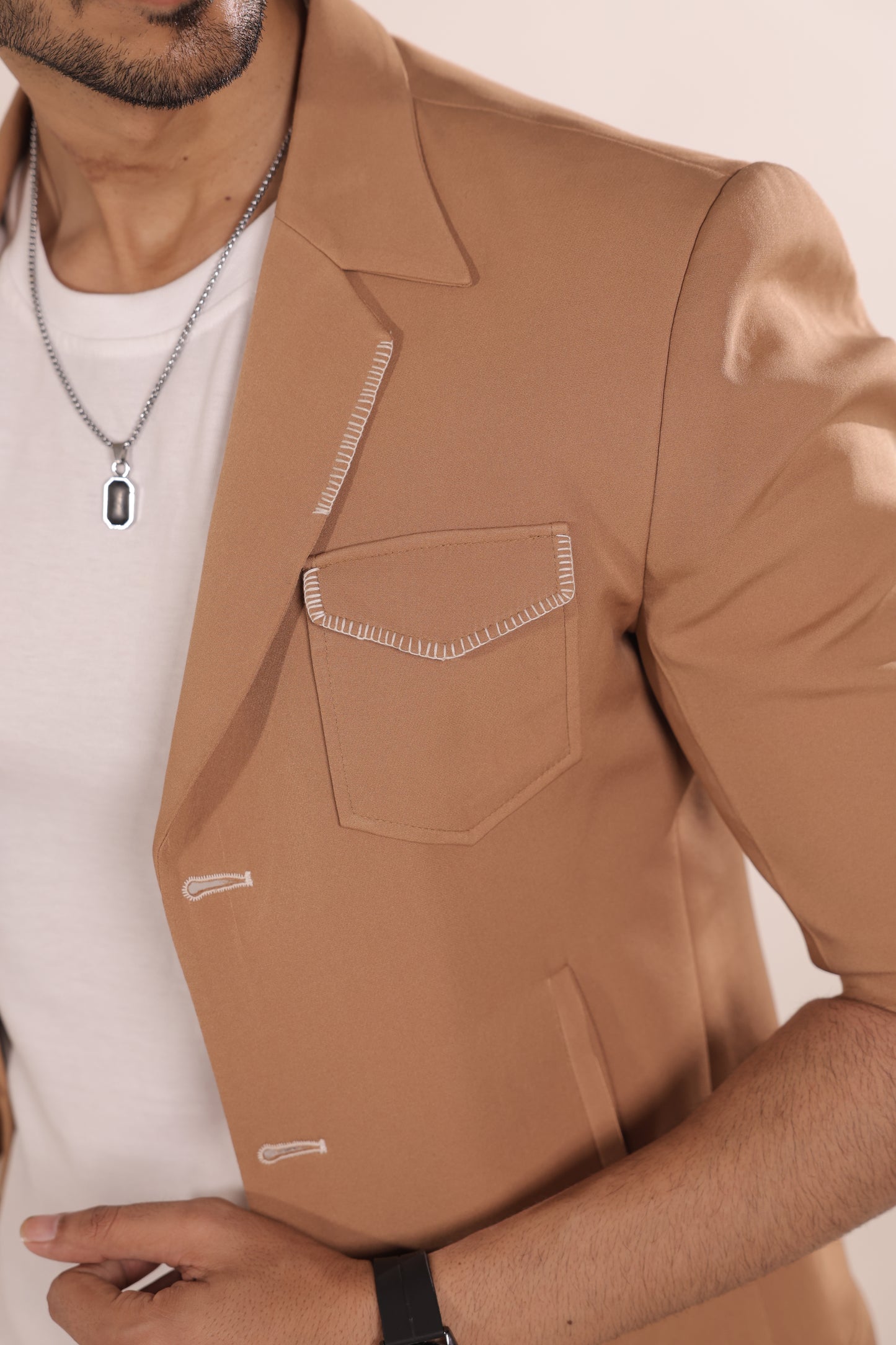 Desert Ochre Tailored Two-Piece Suit