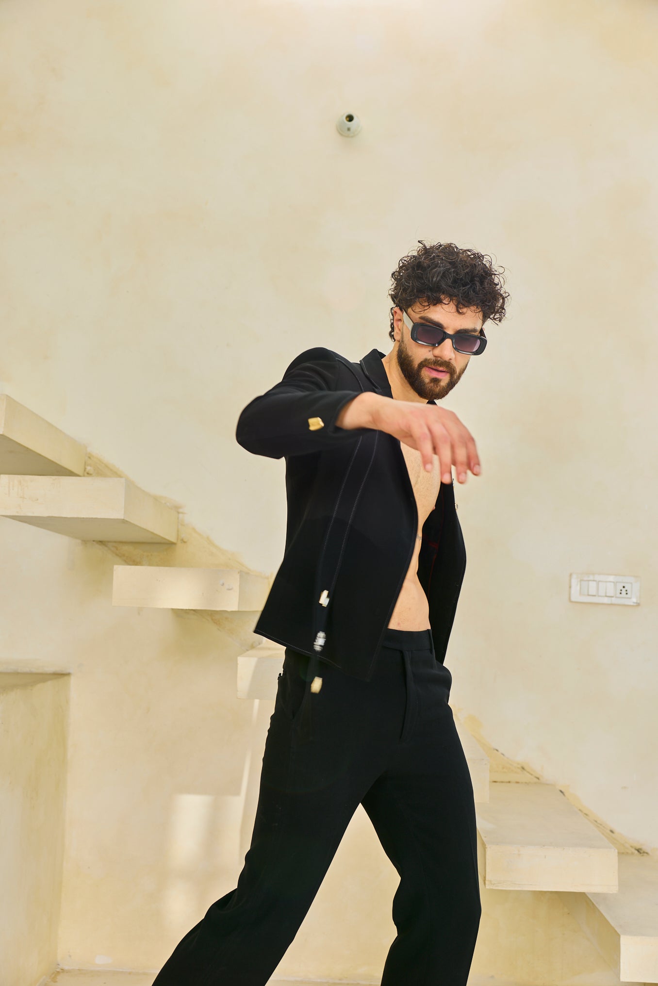 The Obsidian Marine Embellished Suit