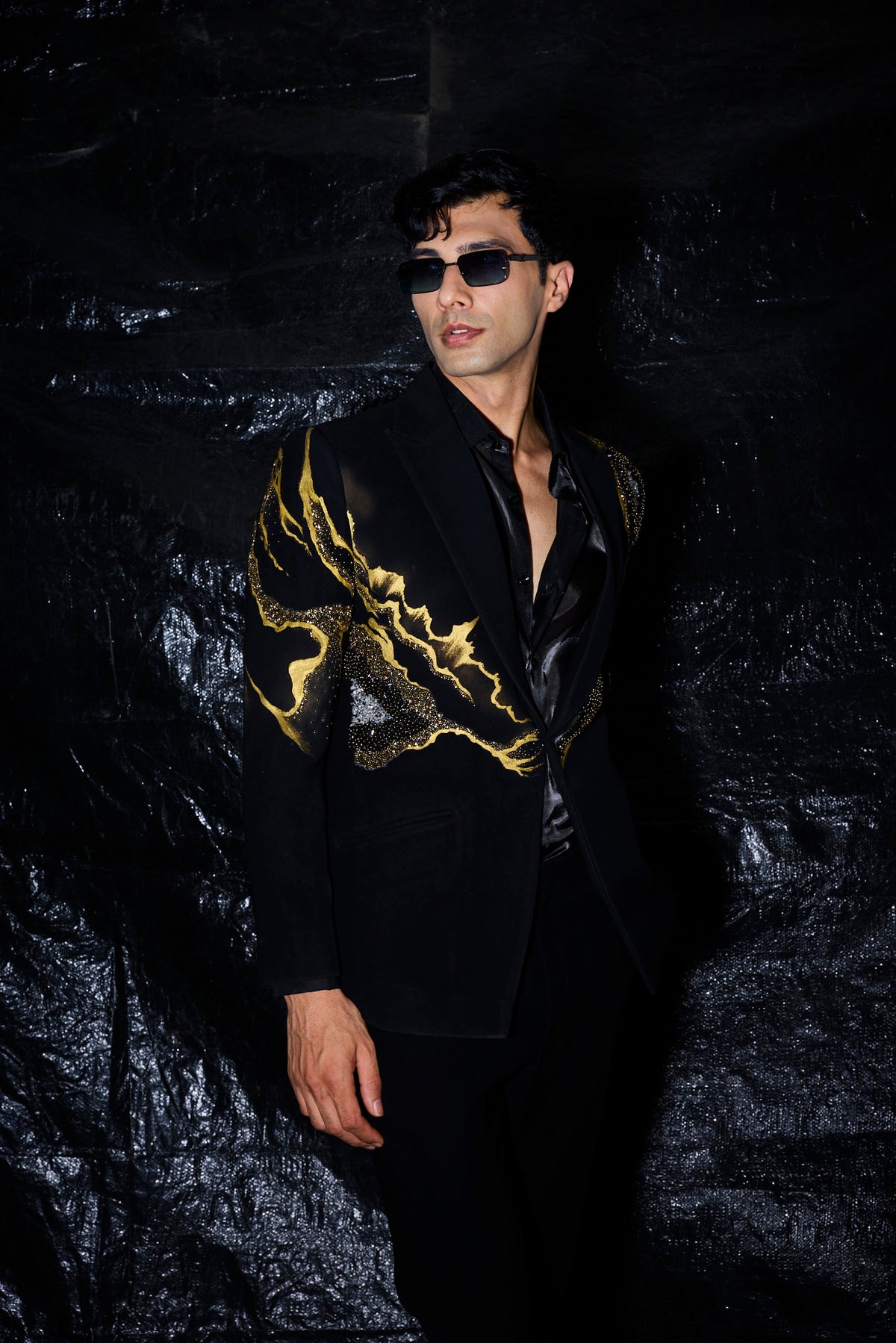 Earth Art Hand-Painted Couture Tuxedo