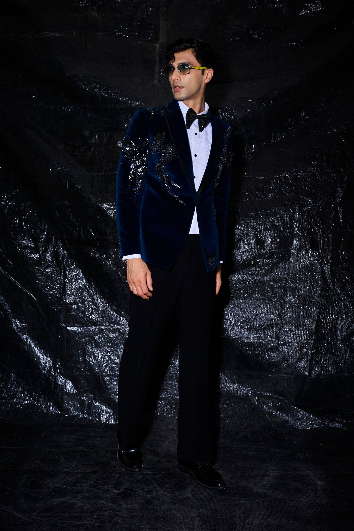 Royal Midnight Velvet Suit