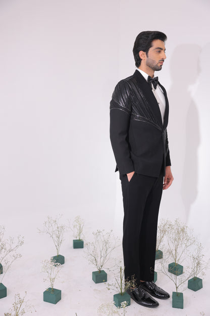 The Onyx Pleat Tailored Tuxedo