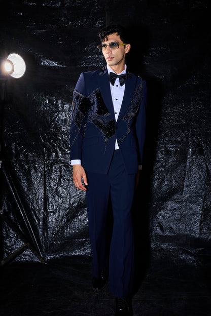 Midnight Prism Embroidered Tuxedo