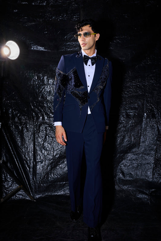 Midnight Prism Embroidered Tuxedo