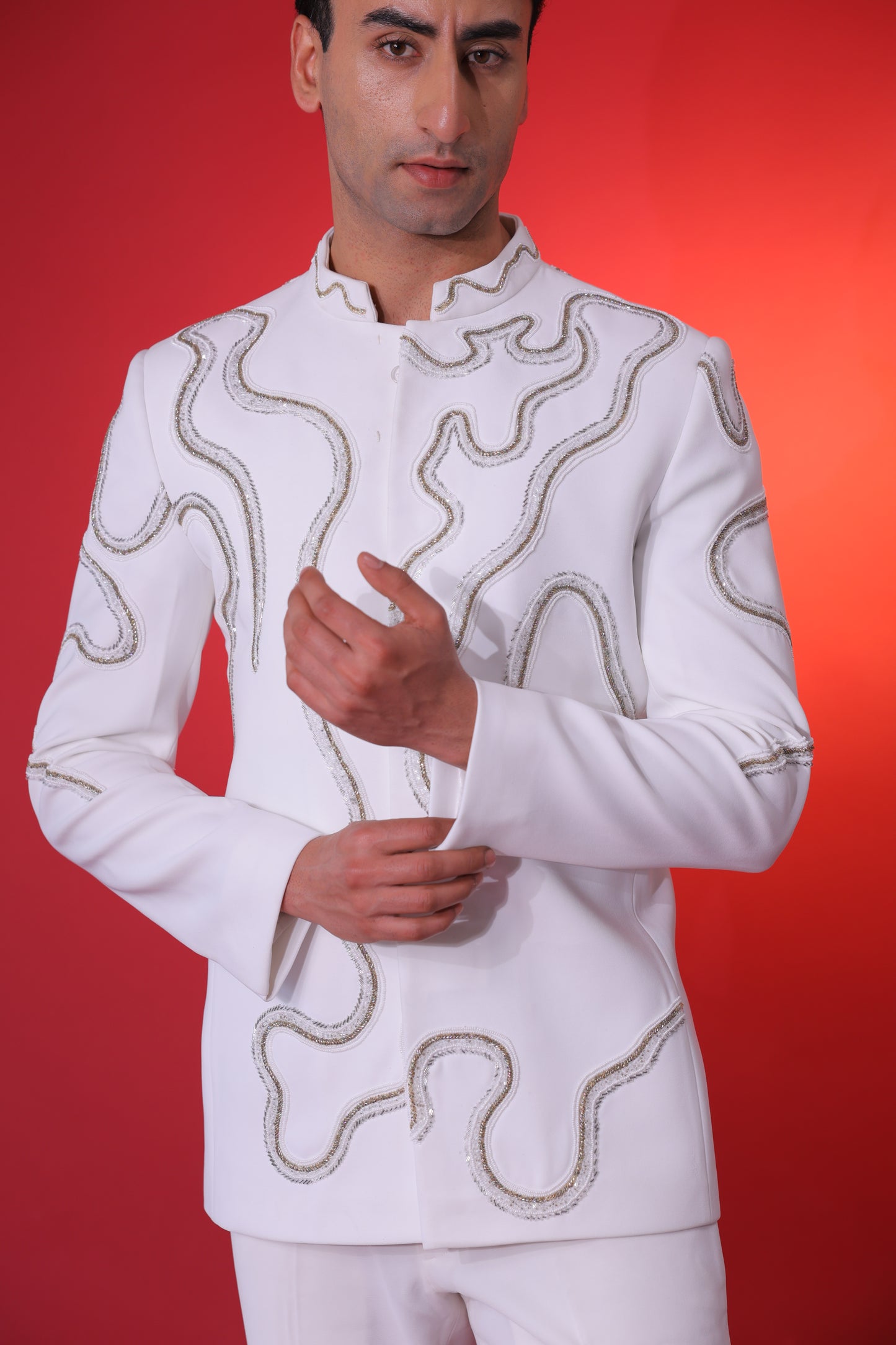The Aurelian Ivory Bandgala Set