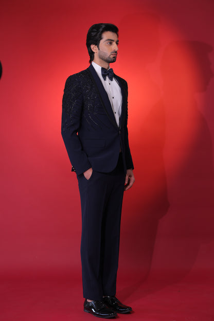 The Obsidian & Navy Tailored Tuxedo