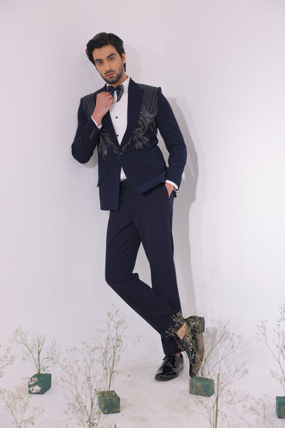 The Azure Flare Tailored Tuxedo Set