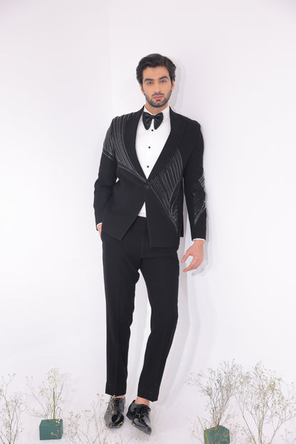 The Onyx Pleat Tailored Tuxedo