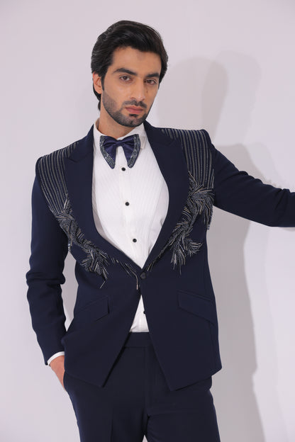 The Azure Flare Tailored Tuxedo Set