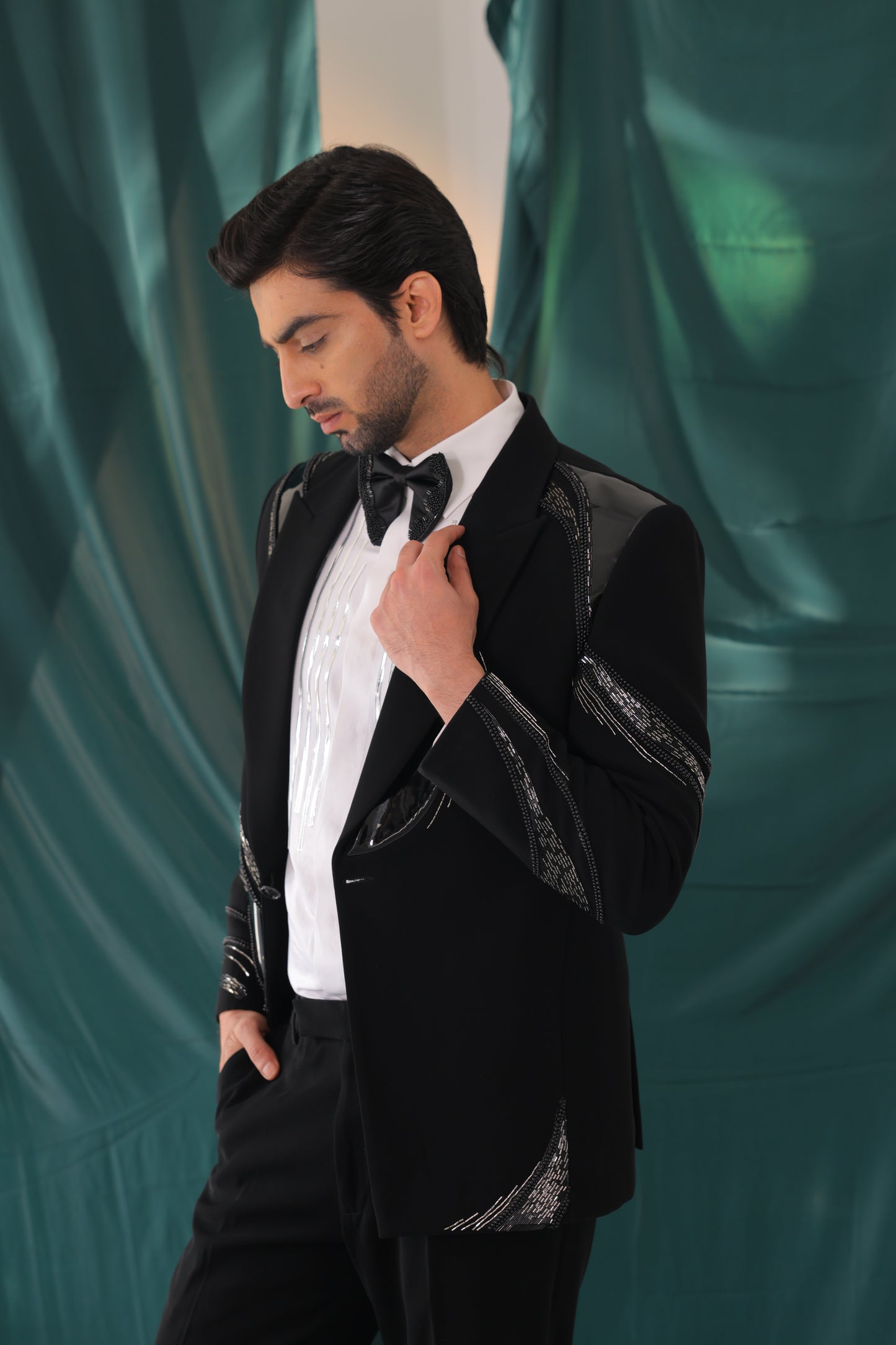 Obsidian Cut Tuxedo Set