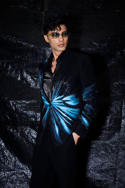 Artisan Blue Flame Tuxedo Set