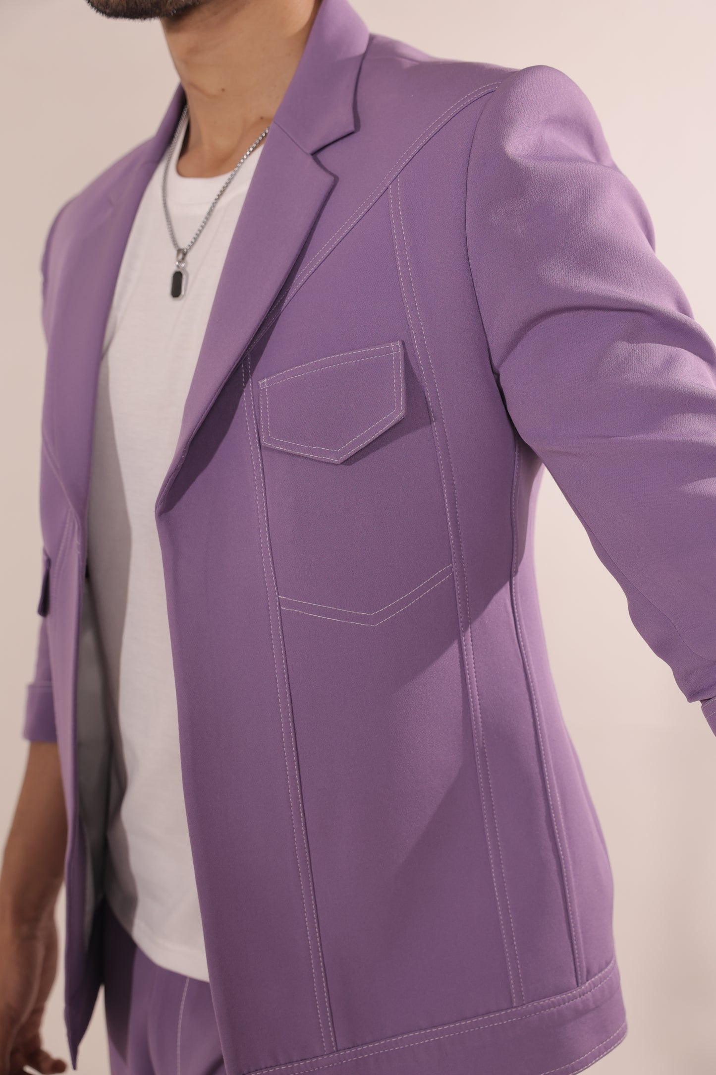 The Riviera Lavender Tailored Suit Set