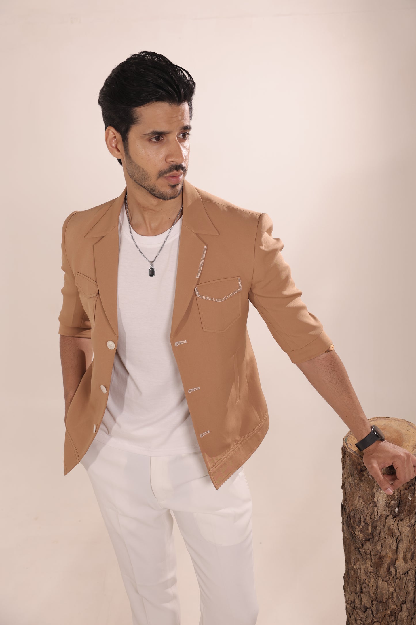 Desert Ochre Tailored Two-Piece Suit