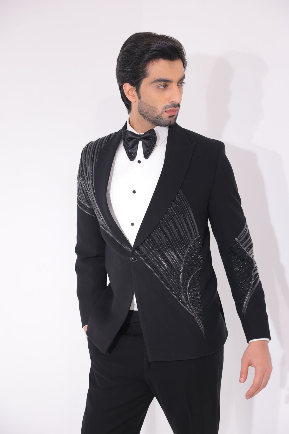 The Onyx Pleat Tailored Tuxedo